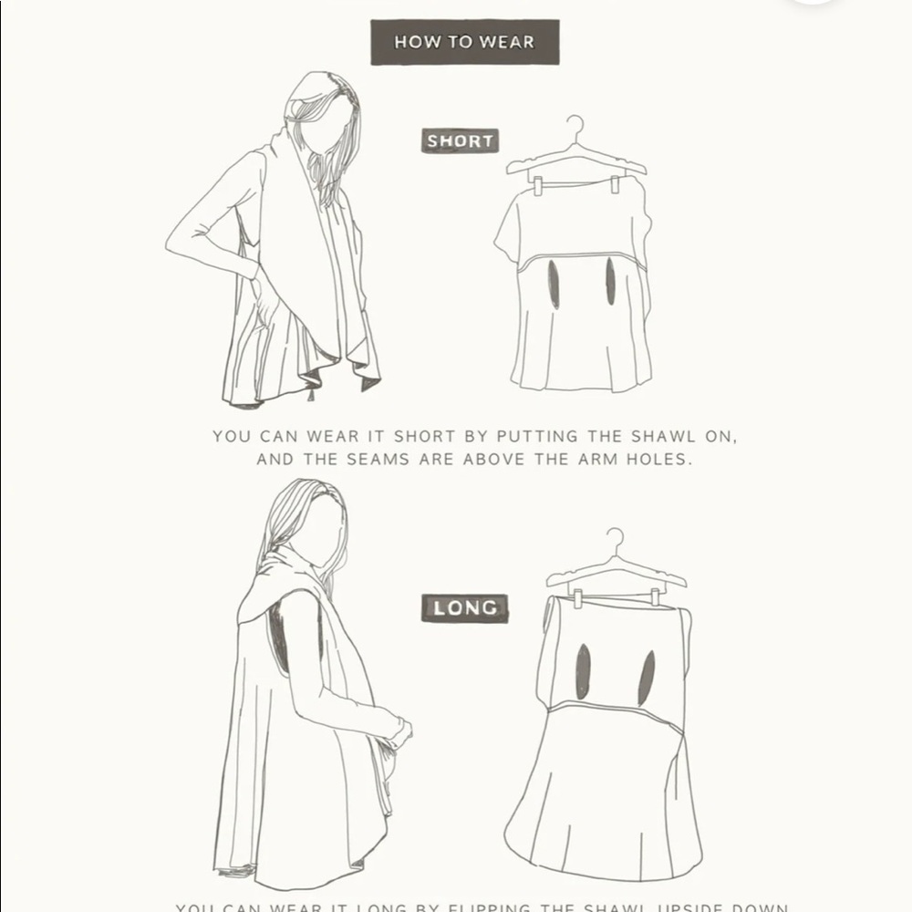 Look by M The Convertible Shawl Vest - Picture 10 of 12